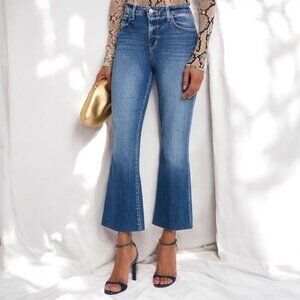 L'Agence Kendra High Rise Crop Flare Jeans Size 30
